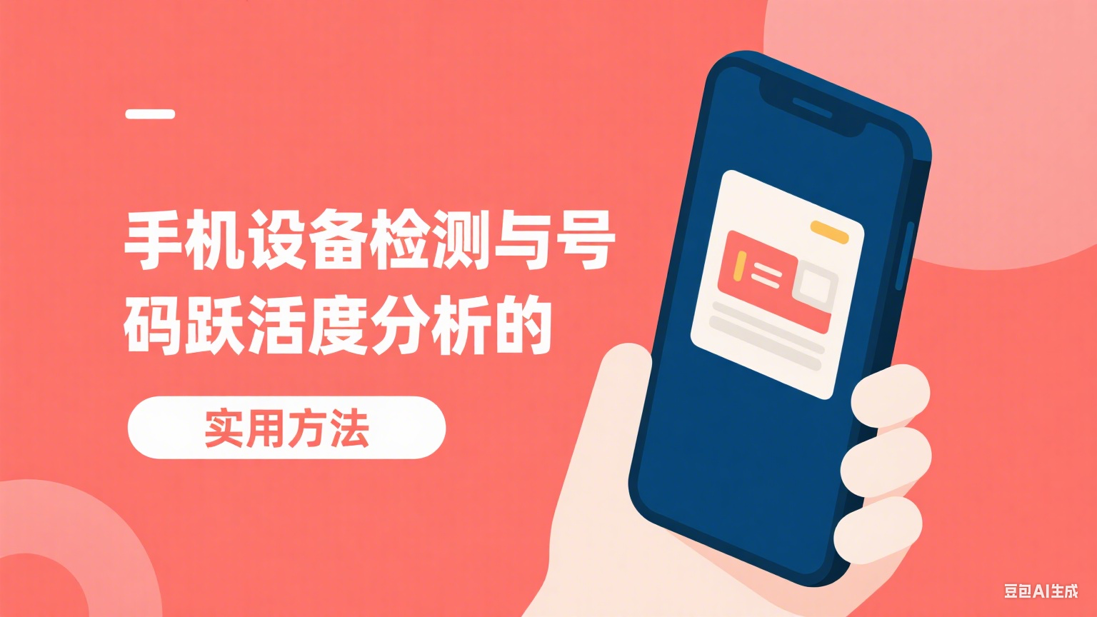 手機設備檢測和號碼活躍度分析的實用方法